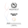 High Dose Vitamin D3 4000 IU - One Year Supply | Meeknest